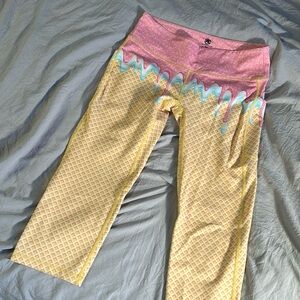 Feed Me Fight Me Cropped Ice Cream Leggings